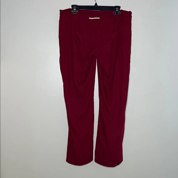 Roxy Red Linen Pants Size Medium - Picture 3 of 8